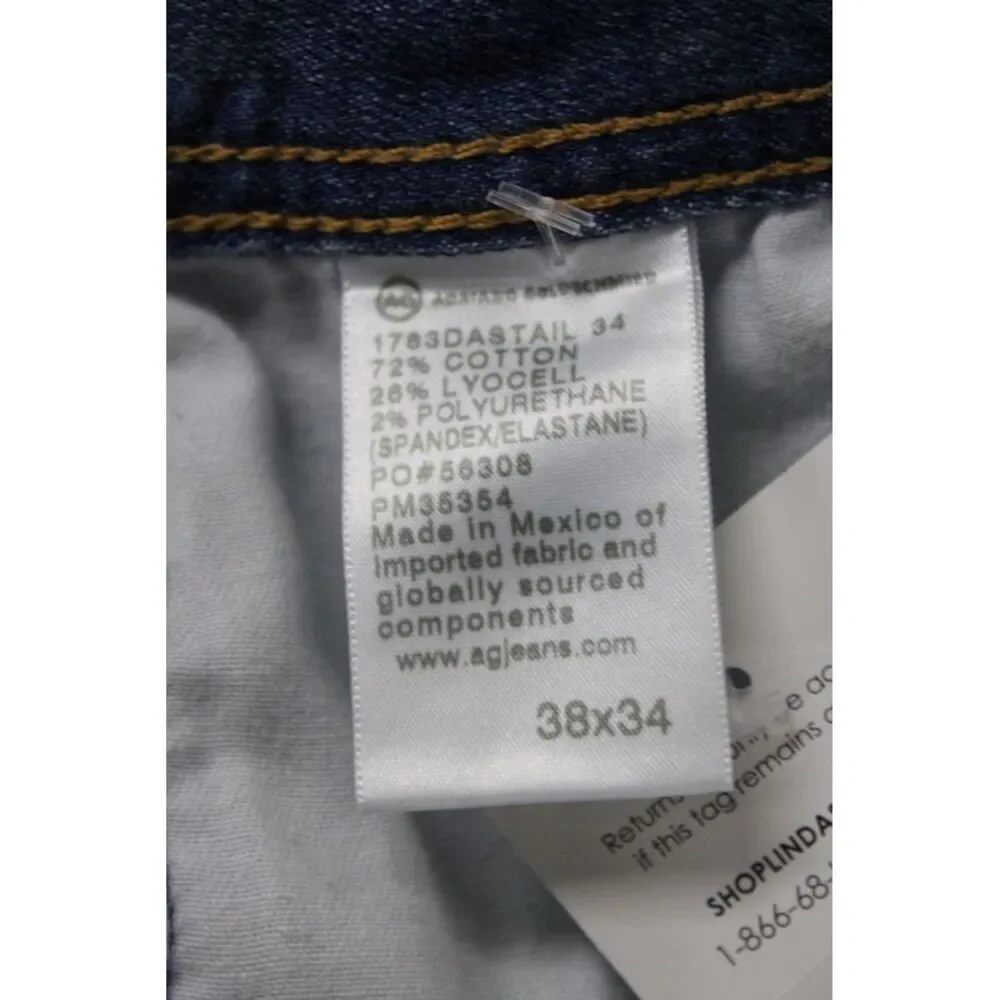 Citizens of Humanity Mens Straight Blue Jeans Cotton Button Fly Size 38